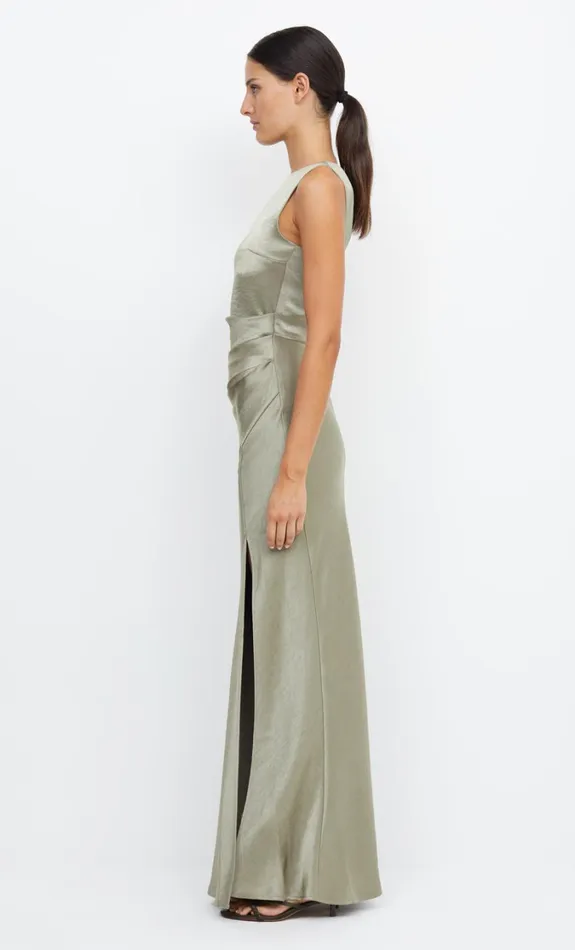 Women Bridesmaids Bec Bridge THE DREAMER ASYM DRESS Sage
