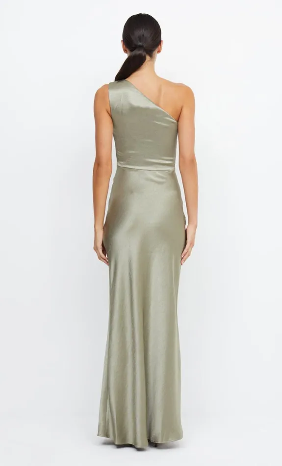 Women Bridesmaids Bec Bridge THE DREAMER ASYM DRESS Sage