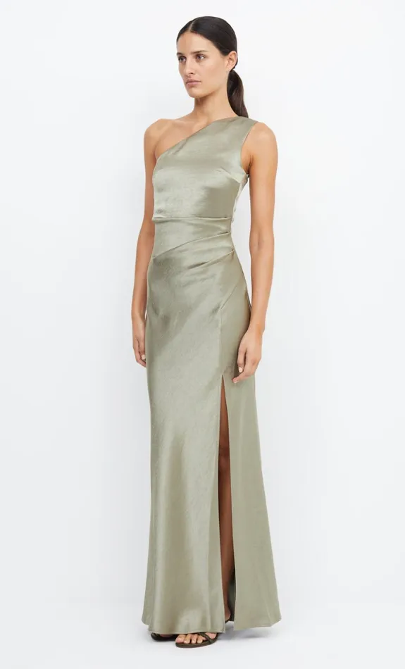 Women Bridesmaids Bec Bridge THE DREAMER ASYM DRESS Sage