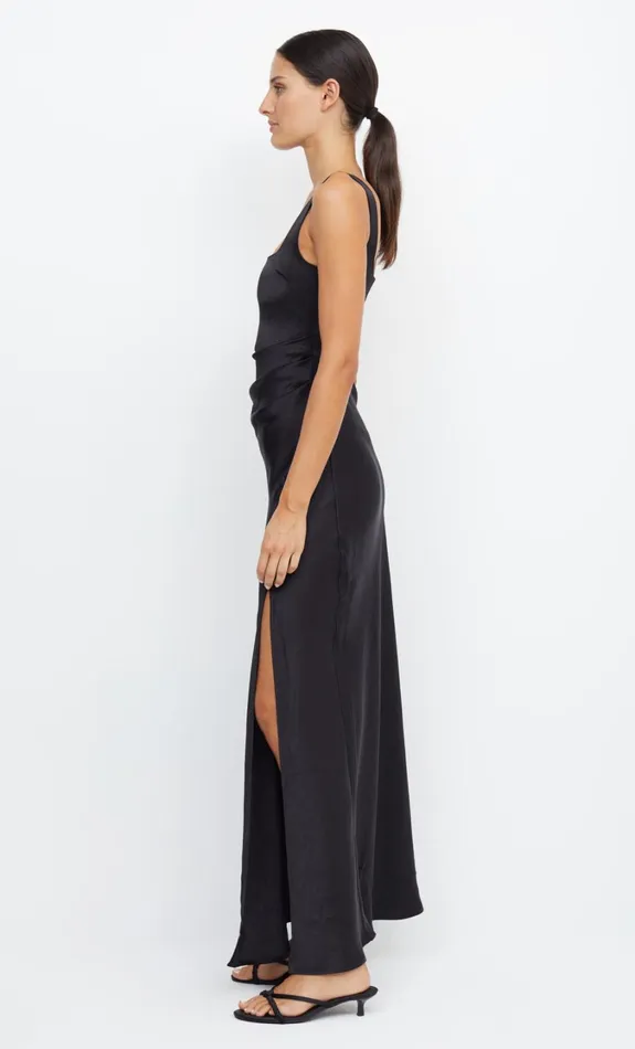 Women Bridesmaids Bec Bridge THE DREAMER SQUARE NECK DRESS Black