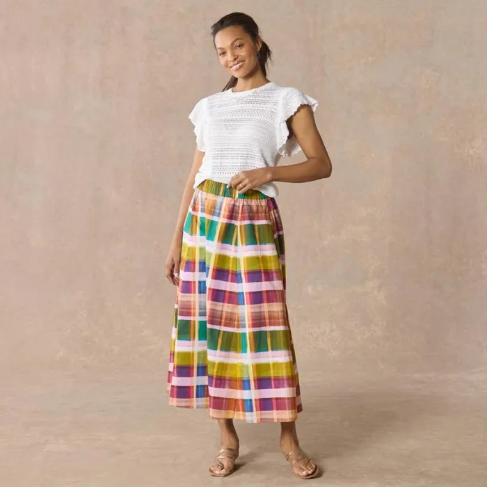 Women Cambrie Motion Skirt Madras Sundance Catalog Skirts Women Cambrie Motion Skirt Madras Sundance Catalog Skirts