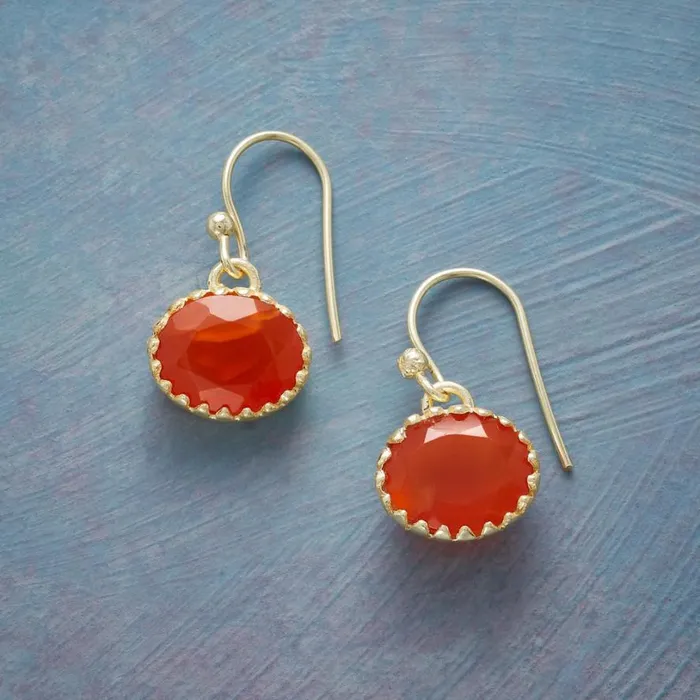 Women Carnelian Blaze Earrings Sundance Catalog Earrings