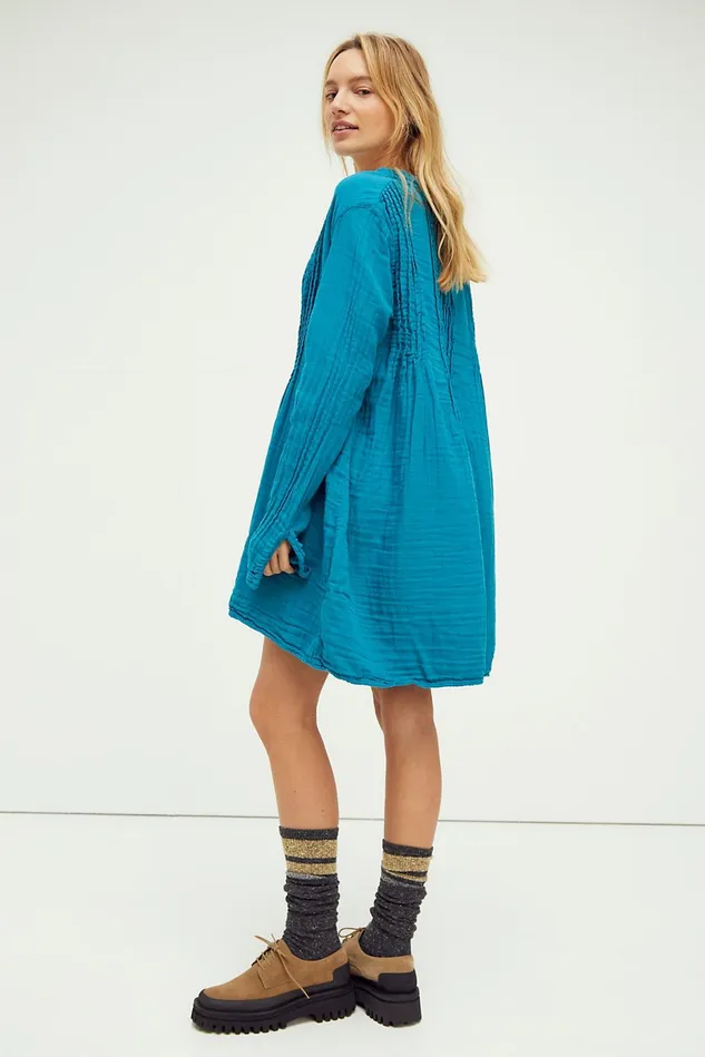 Women Casual Dresses Free People Yoko Tunic Peacock