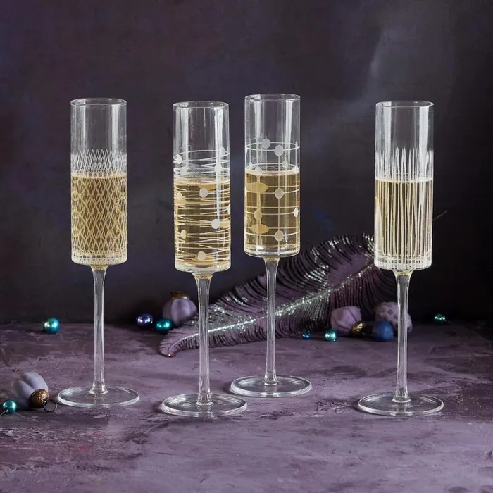 Women Cheers Champagne Flutes Set Of 4 Sundance Catalog Tabletop