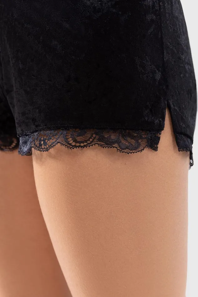 Women Chill Out Killstar Burnt Obsidian Shorts