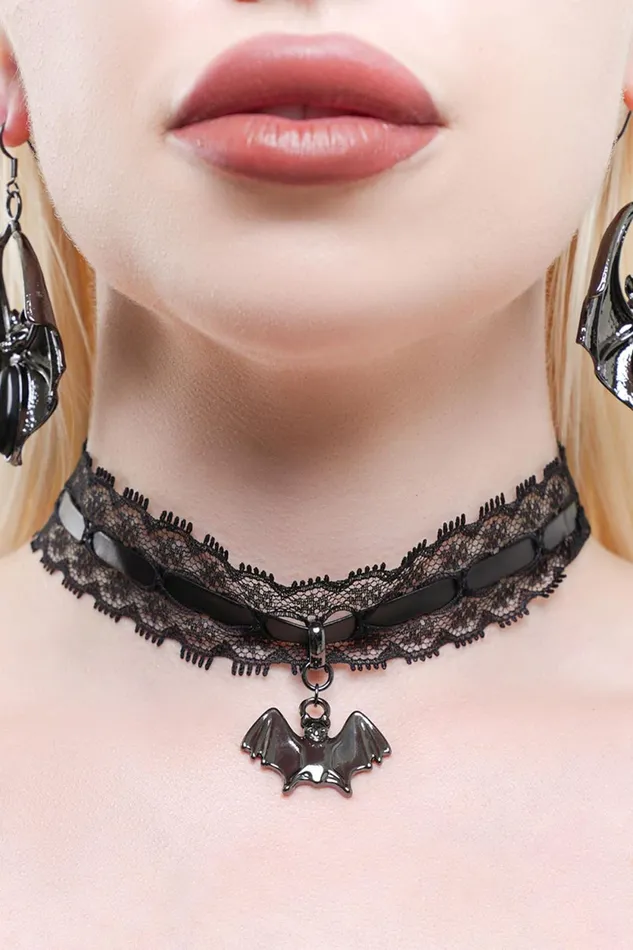 Women Chokers Killstar Mourning Maiden Choker