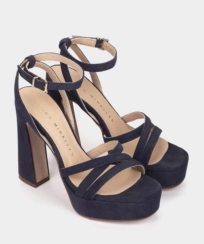 Women Civitella Blue 8211 Heeled Sandals Pedro Miralles