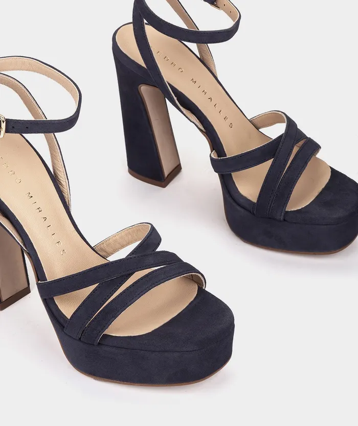 Women Civitella Blue 8211 Heeled Sandals Pedro Miralles