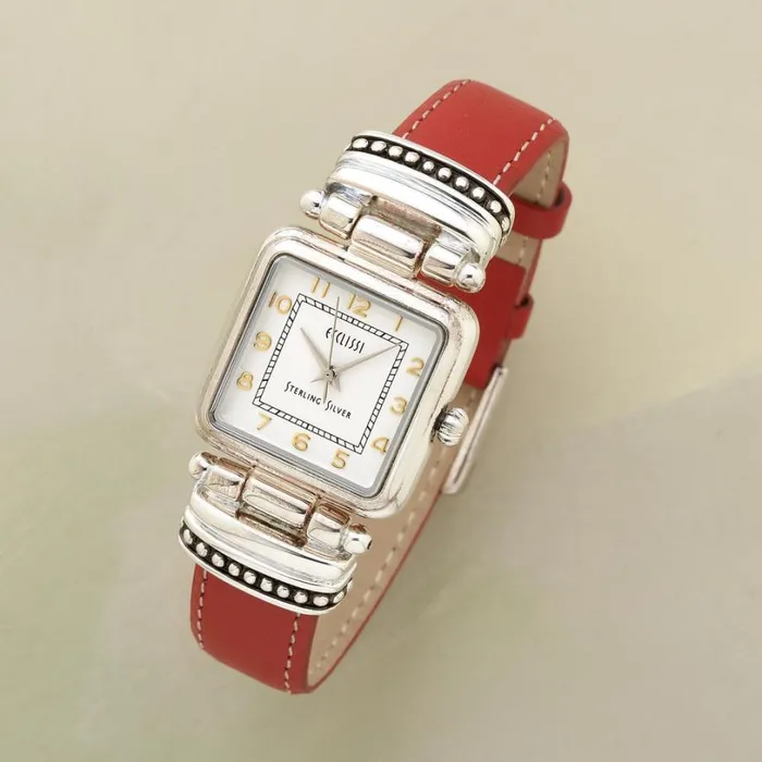 Women Classic Beaded Watch Red Sundance Catalog Watches