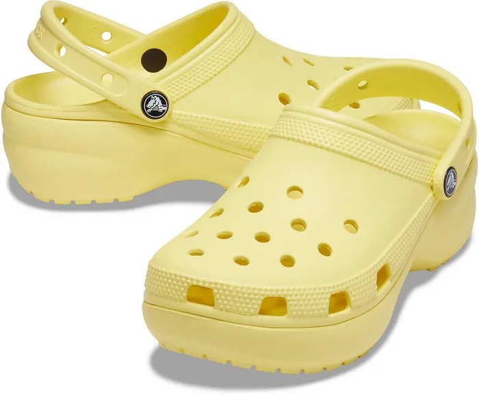 Women Classic Platform Clog Banana Crocs Clogs