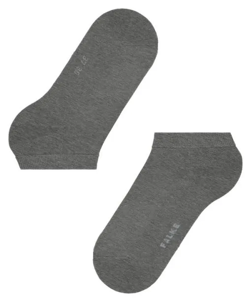 Women ClimaWool Women Sneaker Socks Light Greymel FALKE Ankle Socks