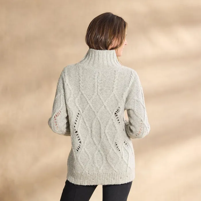 Women Cloven Skies Turtleneck Light Gray Sundance Catalog Sweaters Women Cloven Skies Turtleneck Light Gray Sundance Catalog Sweaters