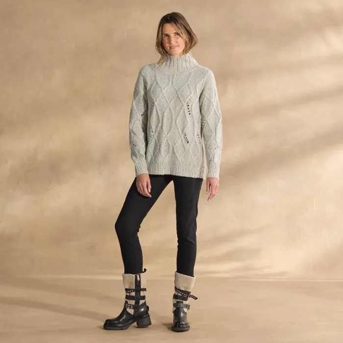 Women Cloven Skies Turtleneck Light Gray Sundance Catalog Sweaters Women Cloven Skies Turtleneck Light Gray Sundance Catalog Sweaters