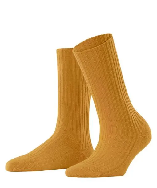 Women Cosy Wool Boot Women Socks Amber FALKE Socks