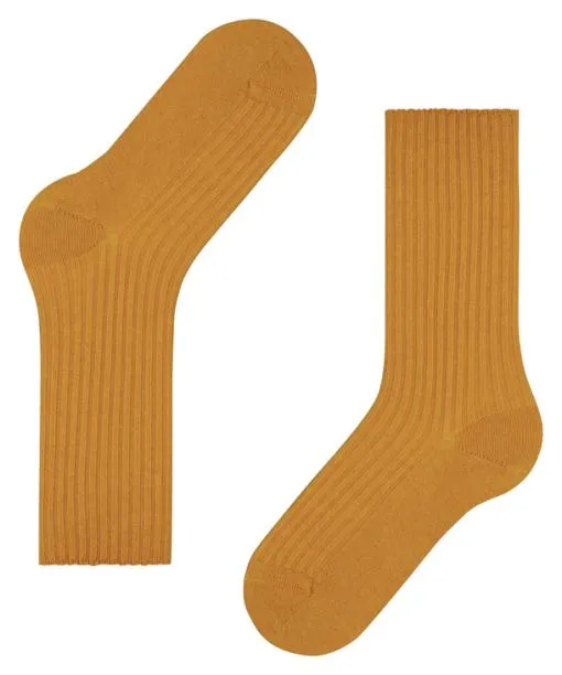 Women Cosy Wool Boot Women Socks Amber FALKE Socks