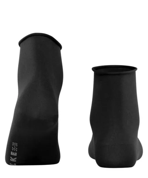 Women Cotton Touch Women Short Sock Black FALKE Socks