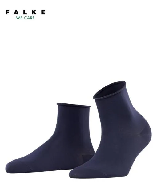 Women Cotton Touch Women Short Sock Dark Navy FALKE Socks