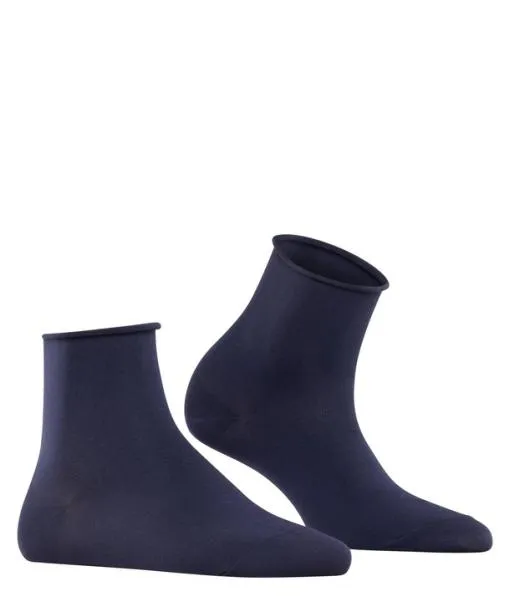 Women Cotton Touch Women Short Sock Dark Navy FALKE Socks