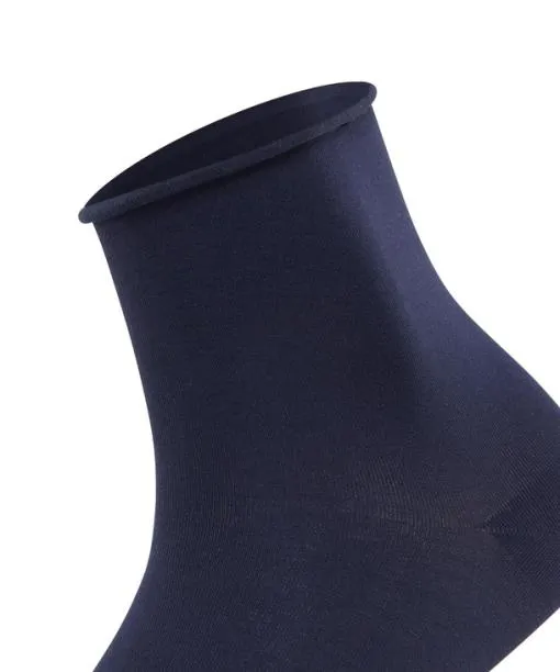 Women Cotton Touch Women Short Sock Dark Navy FALKE Socks
