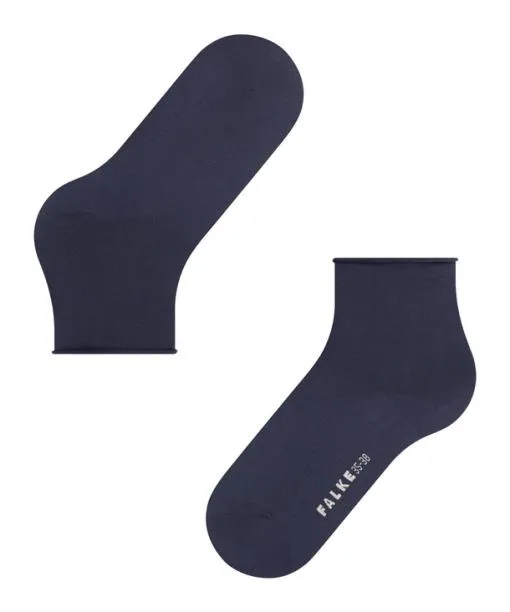 Women Cotton Touch Women Short Sock Dark Navy FALKE Socks