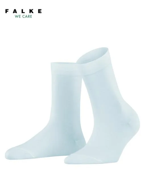 Women Cotton Touch Women Socks Light Blue FALKE Socks