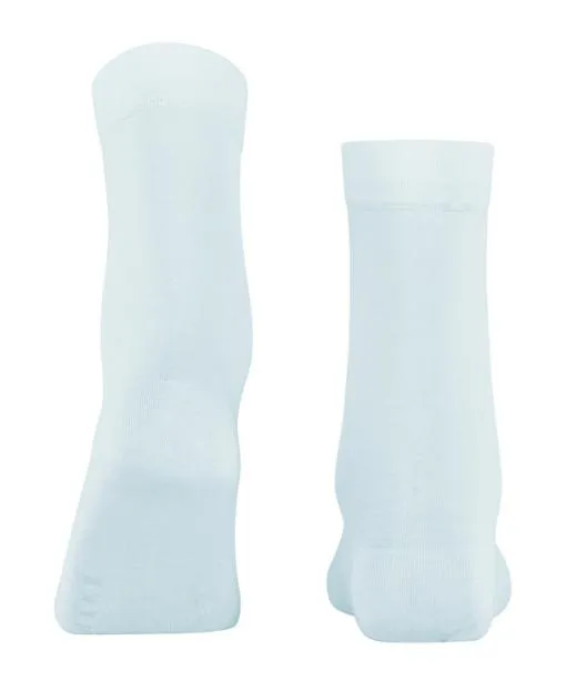 Women Cotton Touch Women Socks Light Blue FALKE Socks