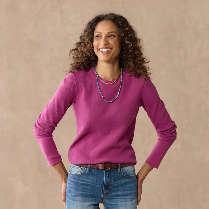 Women Crewneck Thermal Petite Heather Gray Sundance Catalog Petite Styles Women Crewneck Thermal Petite Heather Gray Sundance Catalog Petite Styles