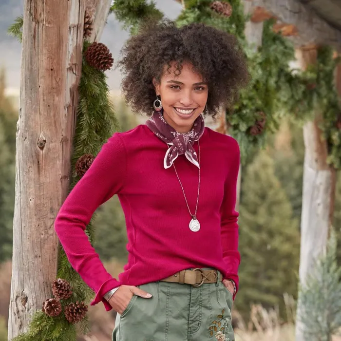 Women Crewneck Thermal Petite Heather Gray Sundance Catalog Petite Styles Women Crewneck Thermal Petite Heather Gray Sundance Catalog Petite Styles