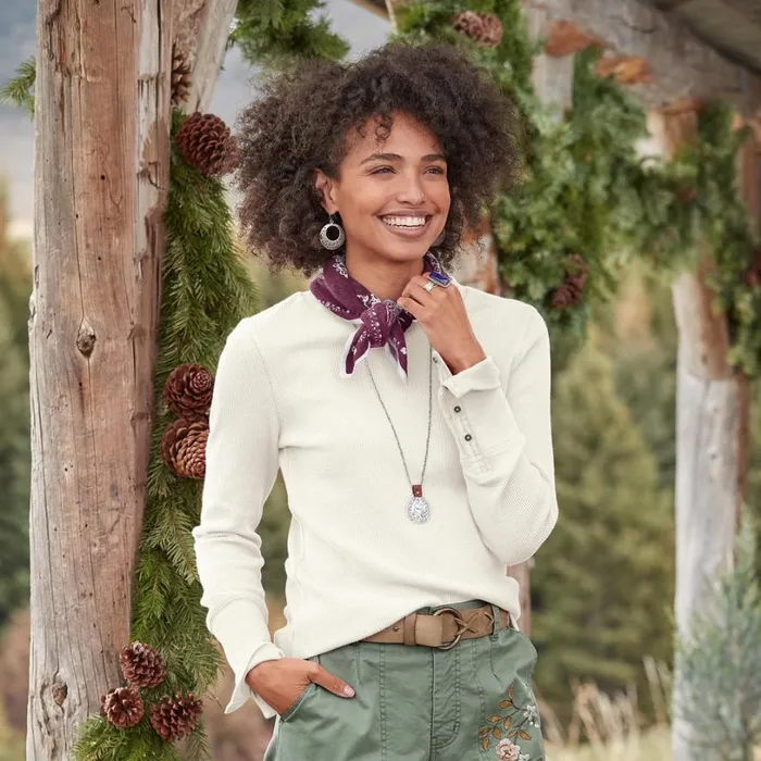 Women Crewneck Thermal Petite Heather Gray Sundance Catalog Petite Styles Women Crewneck Thermal Petite Heather Gray Sundance Catalog Petite Styles