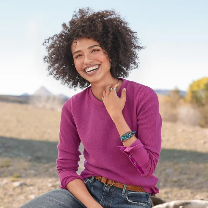 Women Crewneck Thermal Petite Heather Gray Sundance Catalog Petite Styles Women Crewneck Thermal Petite Heather Gray Sundance Catalog Petite Styles