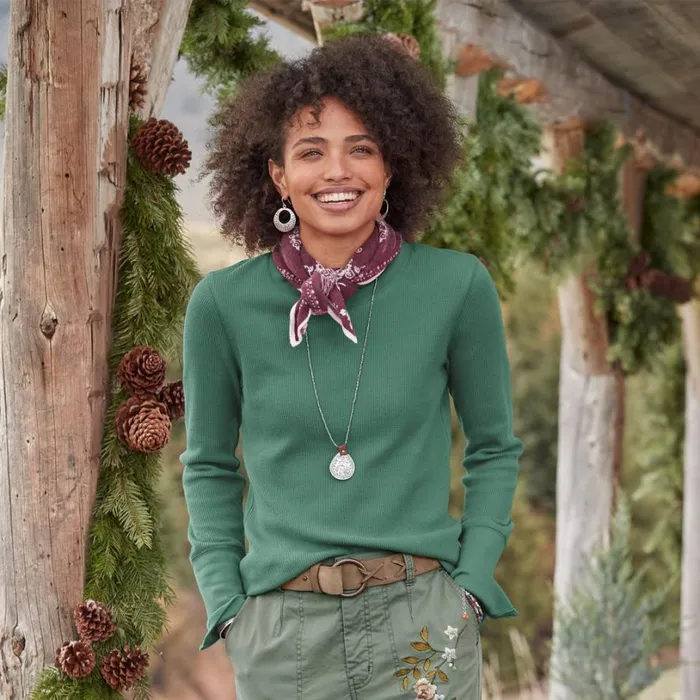 Women Crewneck Thermal Petite Heather Gray Sundance Catalog Petite Styles Women Crewneck Thermal Petite Heather Gray Sundance Catalog Petite Styles