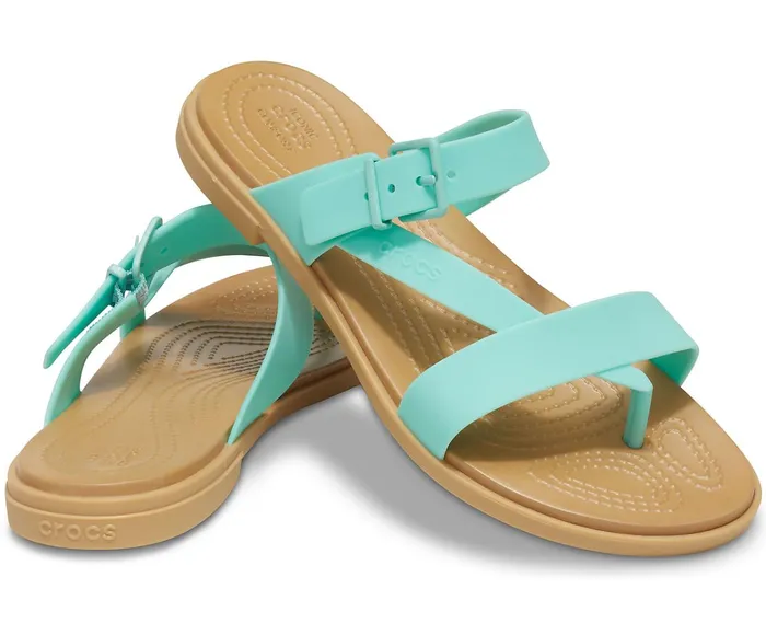 Women Crocs Tulum Toe Post Sandal Pistachio Crocs Sandals