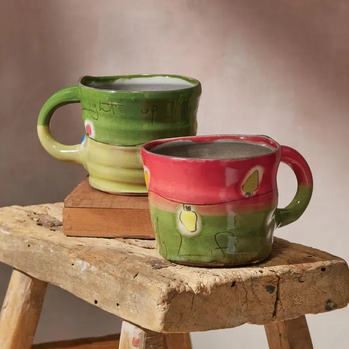 Women Cup Of Light Mug Green Sundance Catalog Tabletop