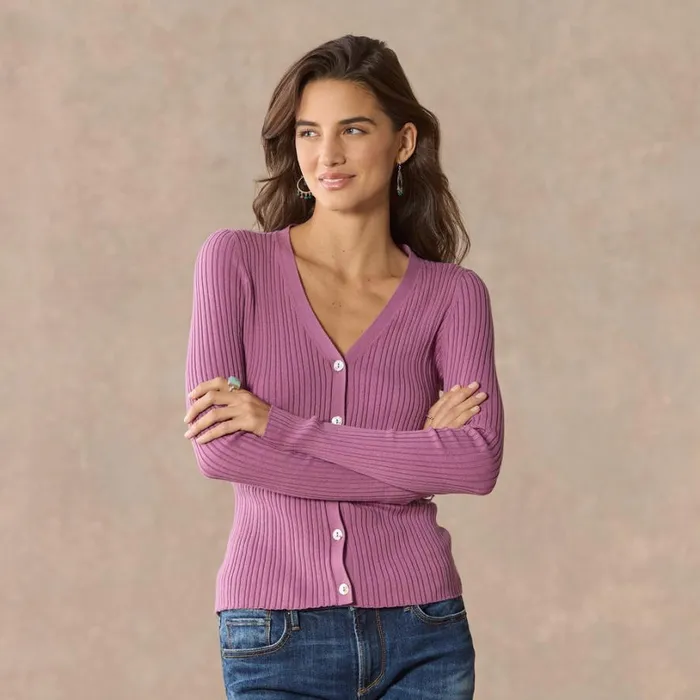Women Dreamer Legends Cardigan Wisteria Sundance Catalog Sweaters