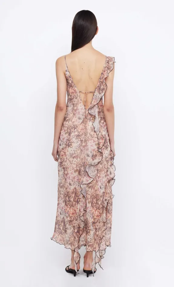 Women Dresses Bec Bridge COURTNEY FRILL MAXI DRESS Versailles Floral