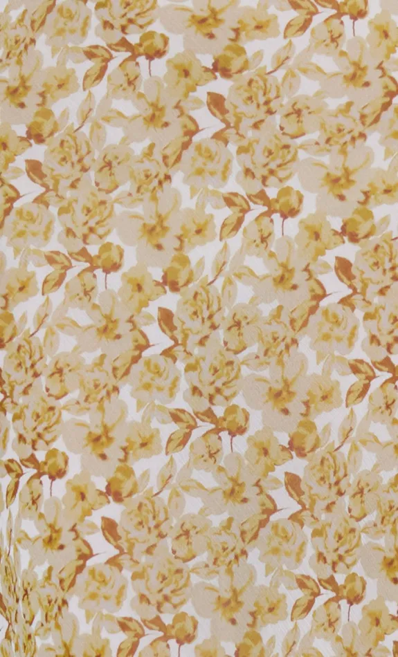 Women Dresses Bec Bridge FLORENTINE ASYM MIDI DRESS Golden Blurred Floral