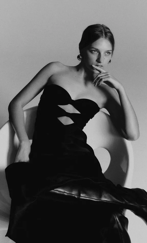 Women Dresses Bec Bridge HALLE STRAPLESS DRESS Black