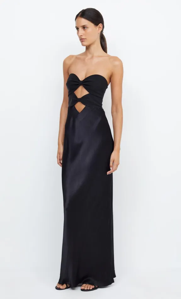 Women Dresses Bec Bridge HALLE STRAPLESS DRESS Black