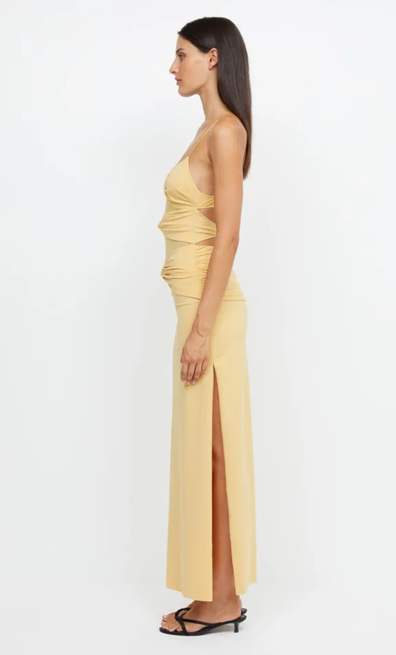 Women Dresses Bec Bridge MONTANA TWIST MAXI DRESS Straw