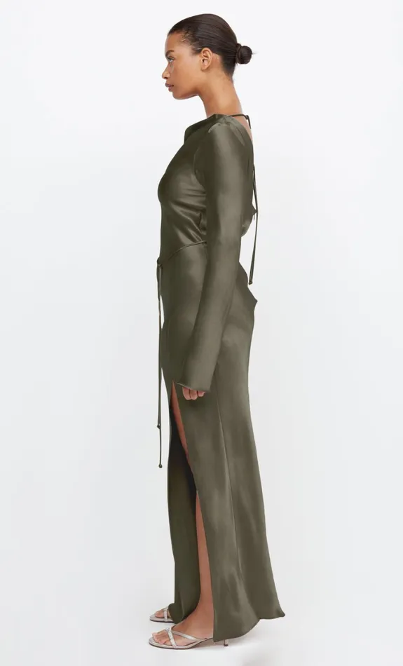 Women Dresses Bec Bridge MOON DANCE LONG SLEEVE MAXI DRESS Dark Willow
