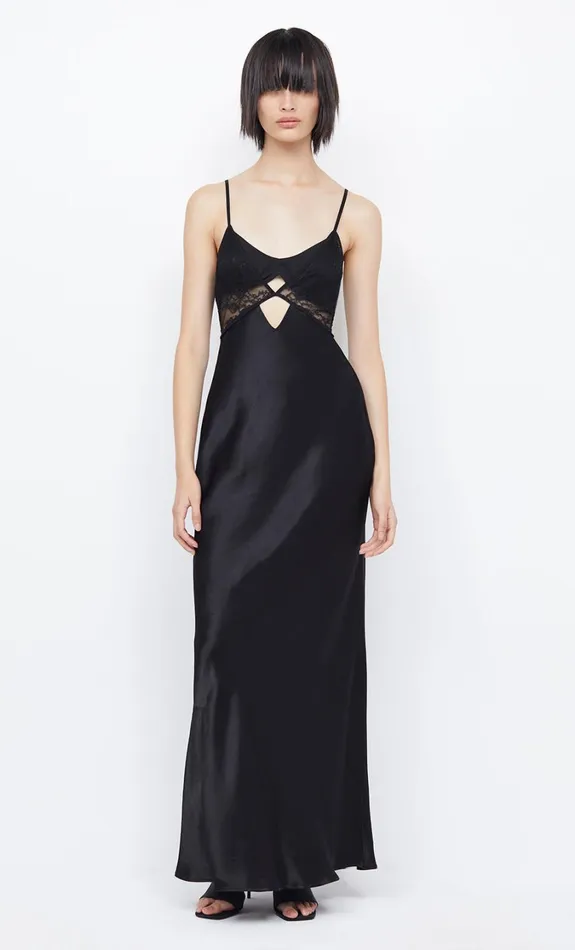 Women Dresses Bec Bridge NORA LAYERED MAXI DRESS Black