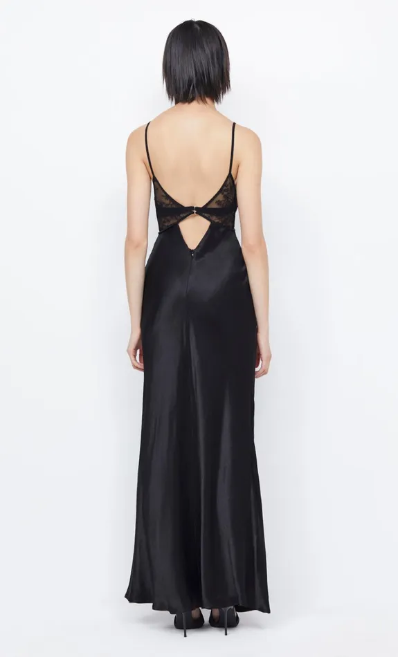 Women Dresses Bec Bridge NORA LAYERED MAXI DRESS Black