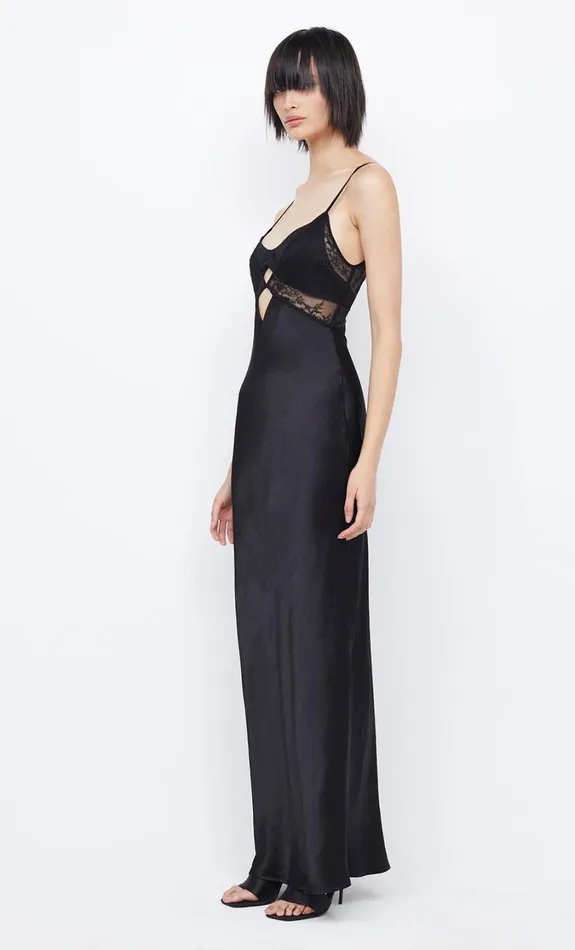 Women Dresses Bec Bridge NORA LAYERED MAXI DRESS Black