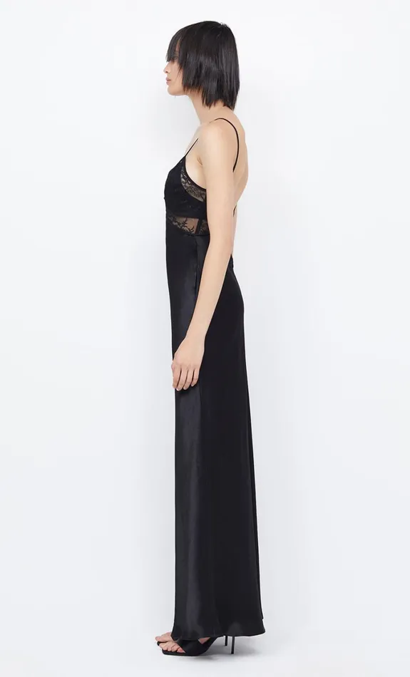 Women Dresses Bec Bridge NORA LAYERED MAXI DRESS Black
