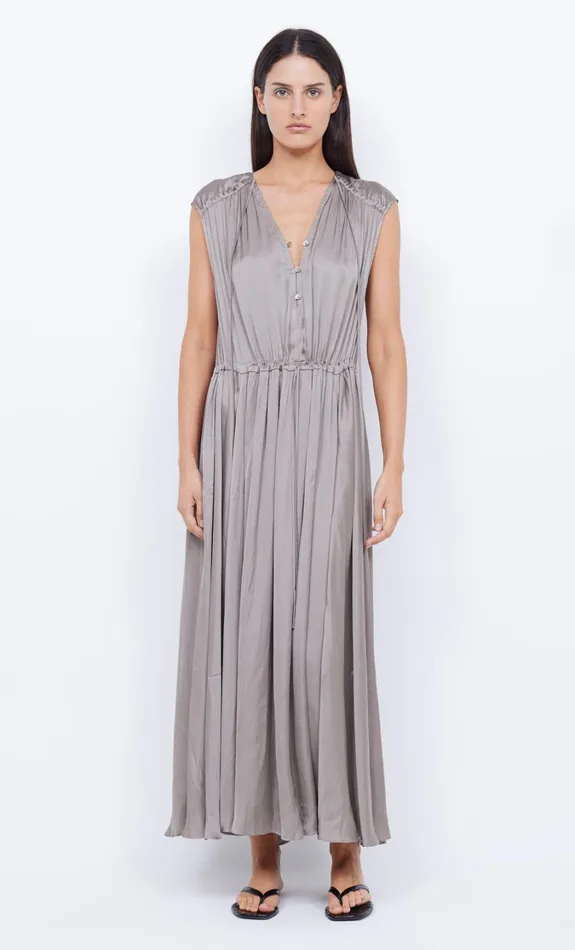 Women Dresses Bec Bridge PARADISE BUTTON UP MAXI Taupe