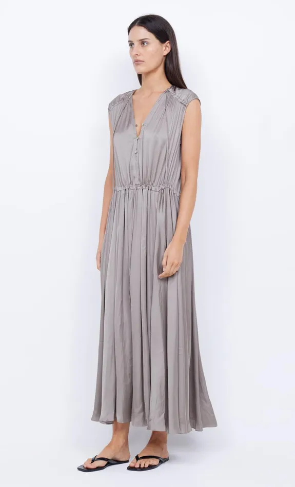 Women Dresses Bec Bridge PARADISE BUTTON UP MAXI Taupe