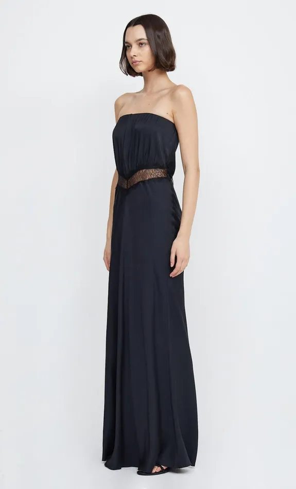 Women Dresses Bec Bridge SPENCER LACE STRAPLESS MAXI Blackblack