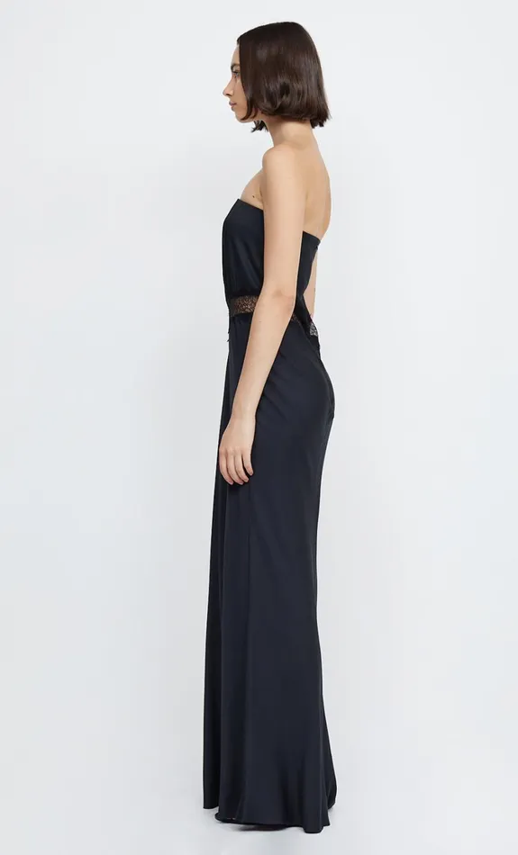 Women Dresses Bec Bridge SPENCER LACE STRAPLESS MAXI Blackblack