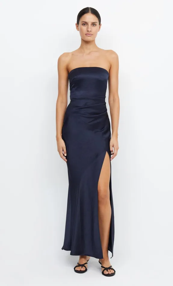 Women Dresses Bec Bridge THE DREAMER STRAPLESS DRESS Ink