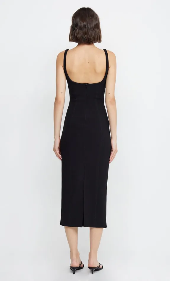 Women Dresses Bec Bridge ZOEY MIDI DRESS Black